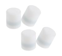 Healvian Lot de 4 Bouchons pour Tubes D’analyse de Gaz 6 Mm, Accessoires D’échantillonnage à Charbon Actif, Bouchons de Prélèvement D’air pour Surveillance Environnementale en Laboratoire