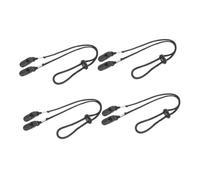 Healvian Lot De 4 Clips De Capuche Coupe-Vent Sangle De Menton Pour Chapeau Casquette Clip De Retenue Cordon De Menton Pour Chapeau Cordon Coupe-Vent Sangle De Menton Réglable
