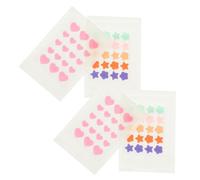 Healvian Lot De 4 Patchs Invisibles Hydrocolloïdes Anti- Colorés De Forme Spéciale Kit D'Étiquettes Autocollantes Pour Soins De La Peau Patchs Adhésifs Pour Filles