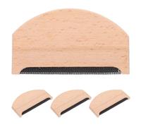 Healvian Lot de 4 peignes en : déboulochage pour tricots, nettoyage des peluches pour vêtements en laine, tricots, pulls, dépoussiérage compact