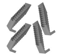 Healvian Lot de 4 Porte-Cartes de Pointage Verticaux en Plastique 10 Compartiments Présentoir sur Pied Multifonction pour Cartes de Présence et Rangement en Entrepôt