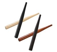 Healvian Lot de 4 Porte-plumage en Bois Massif de Style Bande Dessinée, Coloris Kaki, Noir, Thé et Marron, pour Calligraphie, Dessin et Écriture Artistique, Accessoires de Bureau Créatifs