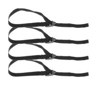 Healvian Lot de 4 Sangles de Poignet en Nylon Réglables pour Bâtons de Ski Randonnée, Dragonnes Résistantes pour Activités de Ski Randonnée en Plein Air