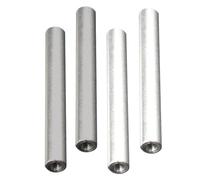 Healvian Lot de 4 Tiges D'électrolyseur en Aluminium et Fer pour Analyse Précise de L'eau, Composants Électrolyseur Robustes et Portables, Kit Complet pour Tests Industriels