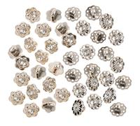 Healvian Lot de 40 Boutons à Motif Floral pour Vêtements Chemises et Manteaux Boutons Élégants Vintage Accessoires Vestimentaires pour Couture et Bricolage Assortiment 23 MM et 24 MM