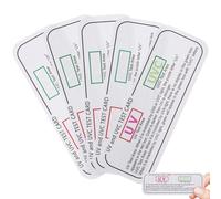 Healvian Lot de 5 Cartes de Test Uvc-Uva Papiers de Test UV pour Détection Précise Outils D’Identification UV Professionnels Utilisation en Contrôle D’Étalonnage et Analyse
