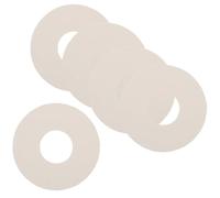 Healvian Lot de 5 Joints de Valve Gonflables en PVC Blanc, Étanches et Résistants aux Intempéries, Compatibles Kayak, Bateau Gonflable et Matelas Pneumatique, pour Remplacement et