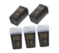 Healvian Lot De 5 Seaux De Collecte Pour Objets Tranchants Et Tranchants De Tatouage Conteneurs Pour Aiguilles Poubelle Portable Pour Objets Et Conteneur Pour