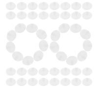 Healvian Lot de 50 Set de Articulations en Plastique Blanches 25 MM pour Poupées DIY Accessoires de Fabrication de Poupées Artisanales Fourniture pour Articulations Mobiles 360° Adaptées