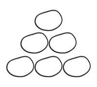 Healvian Lot De 6 Anneaux Anti-Collision Pour Bouteille D'Oxygène Coussinets En Caoutchouc Pour Bouteille D'Oxygène Anneau Anti-Collision En Caoutchouc Pare-Chocs De Sécurité En