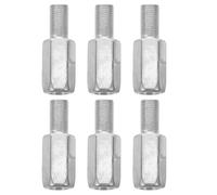 Healvian Lot de 6 Boulons D’Extension D’Axe en Acier pour Roues D’Entraînement de Vélo Garçon et Filles, Boulons Universels Filetés pour Stabilisateurs, Fixation Sécurisée et Compatible