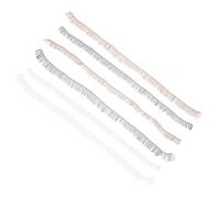 Healvian Lot de 6 Cils Naturels pour Poupées DIY Accessoires Fabrication Artisanale Faux Cils Noirs et Bruns de Rechange pour Poupées de Loisirs Créatifs et Cosplay