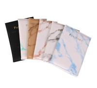 Healvian Lot de 6 Étuis de Protection pour Passeport Motif Marbre en Cuir PU Couleurs Assorties Compact et Léger pour Voyage et Bureau