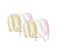 Healvian Lot De 6 Lingettes Démaquillantes Microfibre Ultra-douces Taille Moyenne Pour Nettoyage Visage Réutilisable Peau Sensible Usage Quotidien Couleur Aléatoire