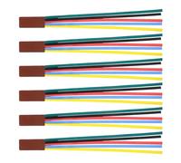 Healvian Lot de 6 Marque-Pages Bibliques en Cuir PU Épais Marron avec Ruban Marque-Pages D’Angle pour Lecture Religieuse Accessoires Pratiques pour Étude Biblique et Présents Spirituels