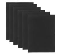 Healvian Lot de 6 Patins Semelle Antidérapants Auto-adhésifs Noirs, Kit Réparation Talons Épais pour Chaussures, Protège-talons Silencieux et Résistants, Adaptés Usage Quotidien et