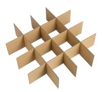 Healvian Lot de 6 séparateurs de carton de déménagement - 80 x 20 cm - Pour la vaisselle, la verrerie, le transport et la protection sûrs dans les cartons de déménagement