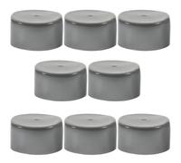 Healvian Lot de 8 Capuchons en Caoutchouc 198 Pouces pour Protection de Roulement de Remorque Cache-Graisseur Étanche et Résistant à la Corrosion Accessoires de Moyeu D’Essieu pour