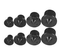 Healvian Lot de 8 Goupilles de Transfert en Acier au Carbone Outil de Perçage pour Tourillons Centre de Centrage Précis pour Travail du Bois Accessoires de Menuiserie pour Assemblage de