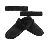 Healvian Lot de Semelles Intérieures Chaudes et Amovibles pour Sabots Doublure en Peluche Épaisse et Douce Protège-Talons Confortables Taille 44-45 Accessoires Hiver pour Chaussures