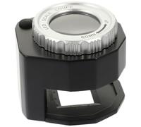 Healvian Loupe à Bijoux LED 30X Réglable en Verre Optique Lumière UV pour Évaluation de Pièces Bijoux Antiquités et Précision Portable et Polyvalente Noir Règle Graduée