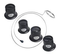 Healvian Loupe De Bijoutier pour Réparation Horlogère Outils De Bijoutier avec Grossissement Tête De Loupe pour Examen