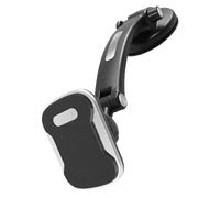 Healvian Magnetic Car Phone Mount Adjustable Suction Cup Holder for Dashboard Windshield Smartphone Stand for Navigation Calls