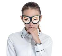 Healvian Masque De Sommeil 3D Drôle En Dacron Et Fibre Laitière Léger Ajustable Protection Contre La Lumière Pour Voyage Maison Et Plein Air