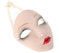 Healvian Masque Intégral de Carnaval Chinois Vintage en Plastique Léger Masque de Coloriage pour Cosplay Hanfu Femme Style Ancien pour Spectacles et Fêtes