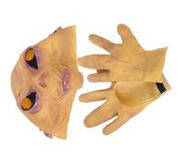 Healvian Masque Intégral Effrayant en Latex, Tête D'alien Réaliste pour
