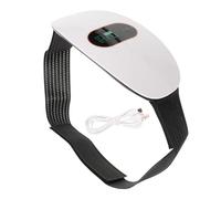 Healvian Masseur abdominal ceinture de massage du ventre ceinture masseur de taille équipement d'exercice abdominal ceinture de massage multifonction masseur de ventre blanche