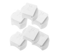 Healvian Matrices pour Cintreuse D’Anneaux 6 Pcs Accessoires pour Machine à Cintrer Bagues Pièces de Rechange Multifonctionnelles pour Fabrication de Bijoux DIY Compatibles Petites