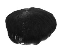 Healvian Men Short Wig Perruque Courte Pour Hommes Cheveux Synthétiques Toupet Naturel Pour Perte De Cheveux Accessoire Avec Style Fluffy Et Droit