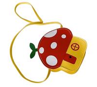 Healvian Messager pour Enfants Mesdames Mignon Corps Enfant en Bas âge Portefeuille Joli à Main pour Fille à bandoulière Champignon pour Petite Fille Faux Cuir