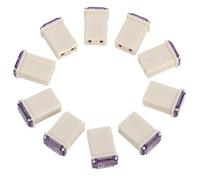 Healvian Micro Fusible Automobile 25 A Mini Fusible Carré 10 Pièces pour Voiture Camion et Suv Compatible Large Gamme Construction Résistante à la Chaleur Protection Circuit Fiable