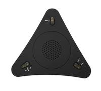 Healvian Microphone Écho Omnidirectionnel USB en Plastique et Métal Léger Technologie Dsp Avancée pour Enregistrement Studio et Appels