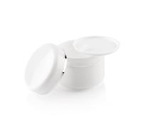 Healvian Mini Flacons De Voyage Ronds 1.6 Pouces Bouteilles Vides pour CrèMe Visage Lotion CosméTiques ÉTanches LéGer Portable pour Usage Quotidien Et Voyages