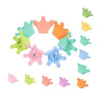 Healvian Mini Pinces à Griffes Garçon et Filles en Résine Version Mini 20 Pièces, Couleur Unie Douce, Accessoires Cheveux Couronne pour Filles Bébé, pour Coiffure Quotidienne