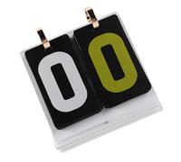 Healvian Mini Tableau de Score Portable en Acrylique Blanc, Compteur de Score Multisports pour Football, Basket-Ball, Volley-Ball et Jeux de Cartes, Affichage Clair pour Compétition