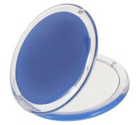 Healvian Miroir de Poche Pliable Grossissant Bleu Compact Portable pour Maquillage et Retouches Femmes
