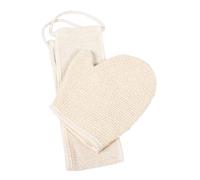 Healvian Mitaine Exfoliante Pour Le Corps En Sisal Pour Nettoyage En Profondeur, Massages Et Soin De La Peau