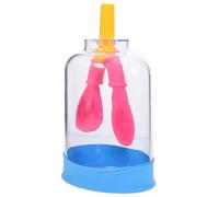 Healvian Modèle Pédagogique de Poumon Humain Petit Format Instrument Scientifique de Respiration Pulmonaire Simulation du Diaphragme Outil d'Expérimentation pour Couleur Aléatoire