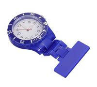 Healvian Montre De Poche Infirmière à Quartz Lumineuse Bleu, Étanche Au Quotidien, Aiguilles Phosphorescentes, Montre Médicale Pratique pour Professionnel De Santé, Usage Infirmier Nocturne