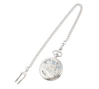 Healvian Montre Gousset Ancienne Montres De Poche Ancienne De Poche Et Chaine pour Mécanique De e Chaîne Suspendue Silver Alliage De Zinc