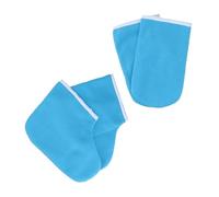 Healvian Moufles et Chaussettes Cirées pour Bain de Cire, Taille Unique, Maintien Thermique, Soins des Mains et Pieds, Usage Spa et Domicile, Couleur Bleu Foncé