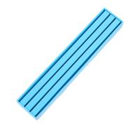 Healvian Moule à Bricolage en Silicone Bleu pour Résine Époxy, Support Domino à 3 Couches, Facile à Nettoyer et Antiadhésif pour DIY Créatif