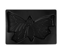Healvian Moule à Pavés Moule de Sol en Plastique Noir Réutilisable, pour Jardins, Cours, Patios et Chemins, Motif Papillon, Villas