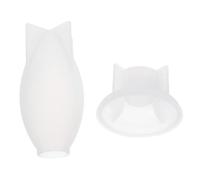 Healvian Moule en Silicone pour Ampoule avec Base Stable Moule Époxy pour Coulée de Résine Fabrication de Bougies Savons et Décoration DIY Résistant à la Chaleur pour Créations