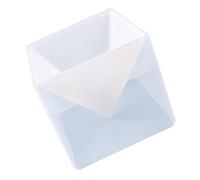 Healvian Moule en Silicone Pyramidal DIY 1 Pièce Silicone Flexible Alimentaire Couleur Transparente Moule Soi-Même pour Décoration Intérieure pour Salon et Chambre