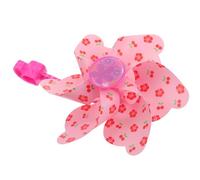 Healvian Moulinet à Fleurs en Guidon pour Vélo et Trottinette D’garçon et Filles, Décor Rotatif Rubans Colorés Rose, Accessoire Vélo Garçon et Filles Fantaisie, Décoration Créative